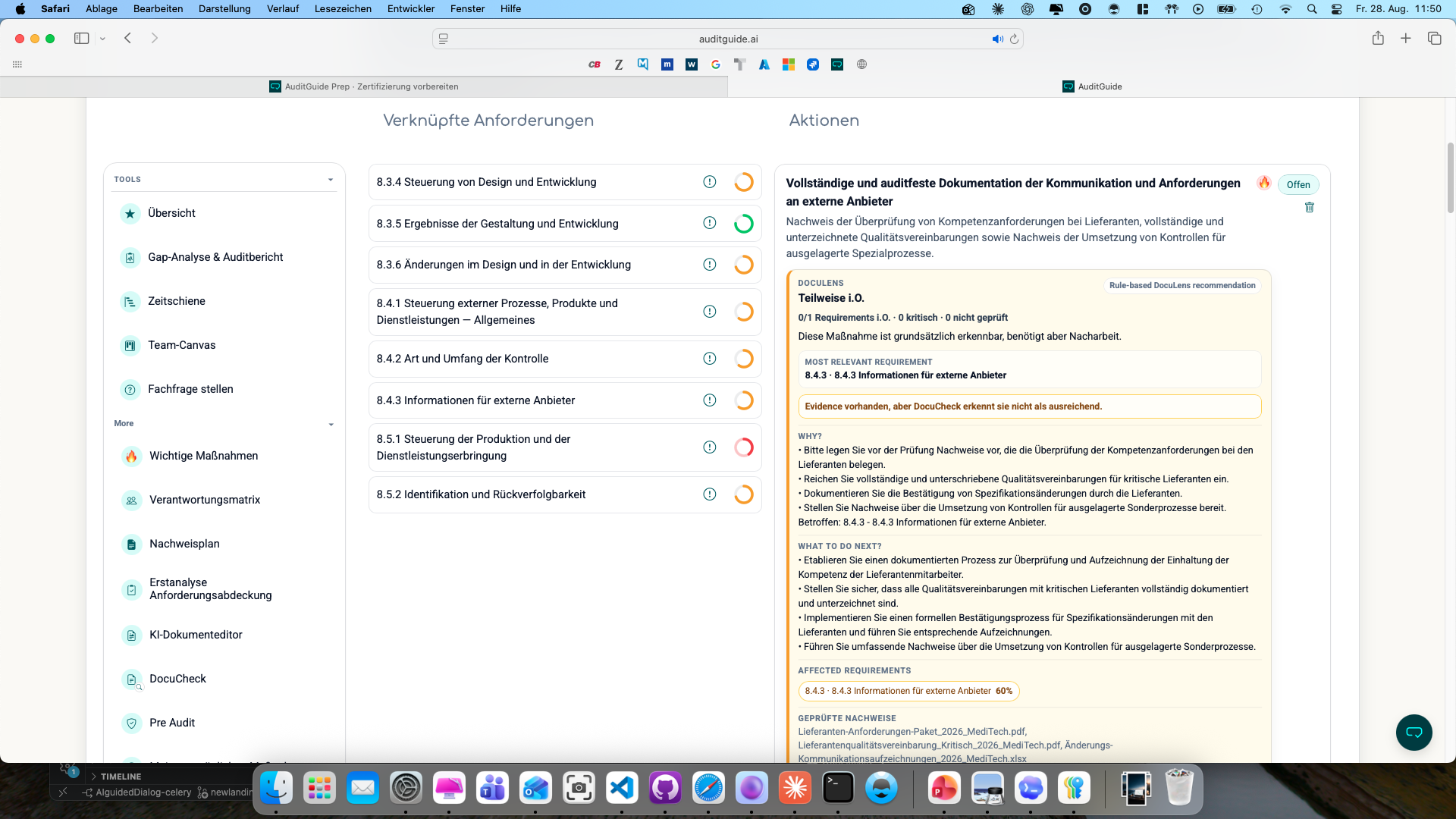 DocumentCheck · To-dos